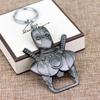 Bronze Silver Marvel Comics Deadpool Logo Metal Bottle Opener Keyring Keychain