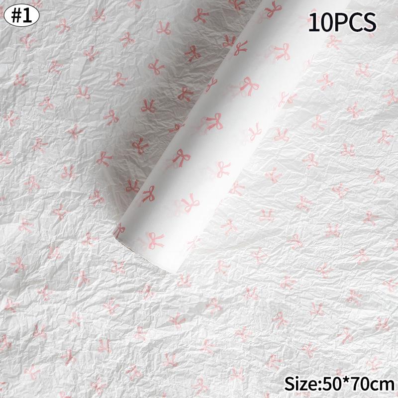10 Stück Schleifenblumen Geschenkpapier Koreanisch Wasserdicht Floristen Strauß Verpackungspapier Für DIY Abschluss Hochzeit Geburtstag Geschenk