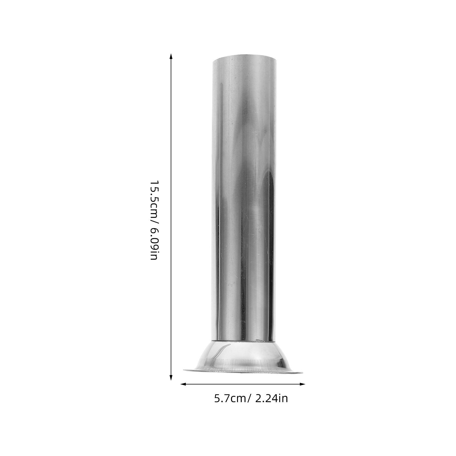 

3pcs Stainless Steel Filler Tube Kit 8Mm Meat Stuffing Tool For Sausage Making No Crack Rustproof Easy Clean Kitchen 6.8x6.8x16cm