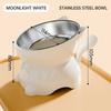 Large Diameter Elevated Cat Bowl Detachable Inclined Food Dish Cute Neck Protection Bowl  Cats