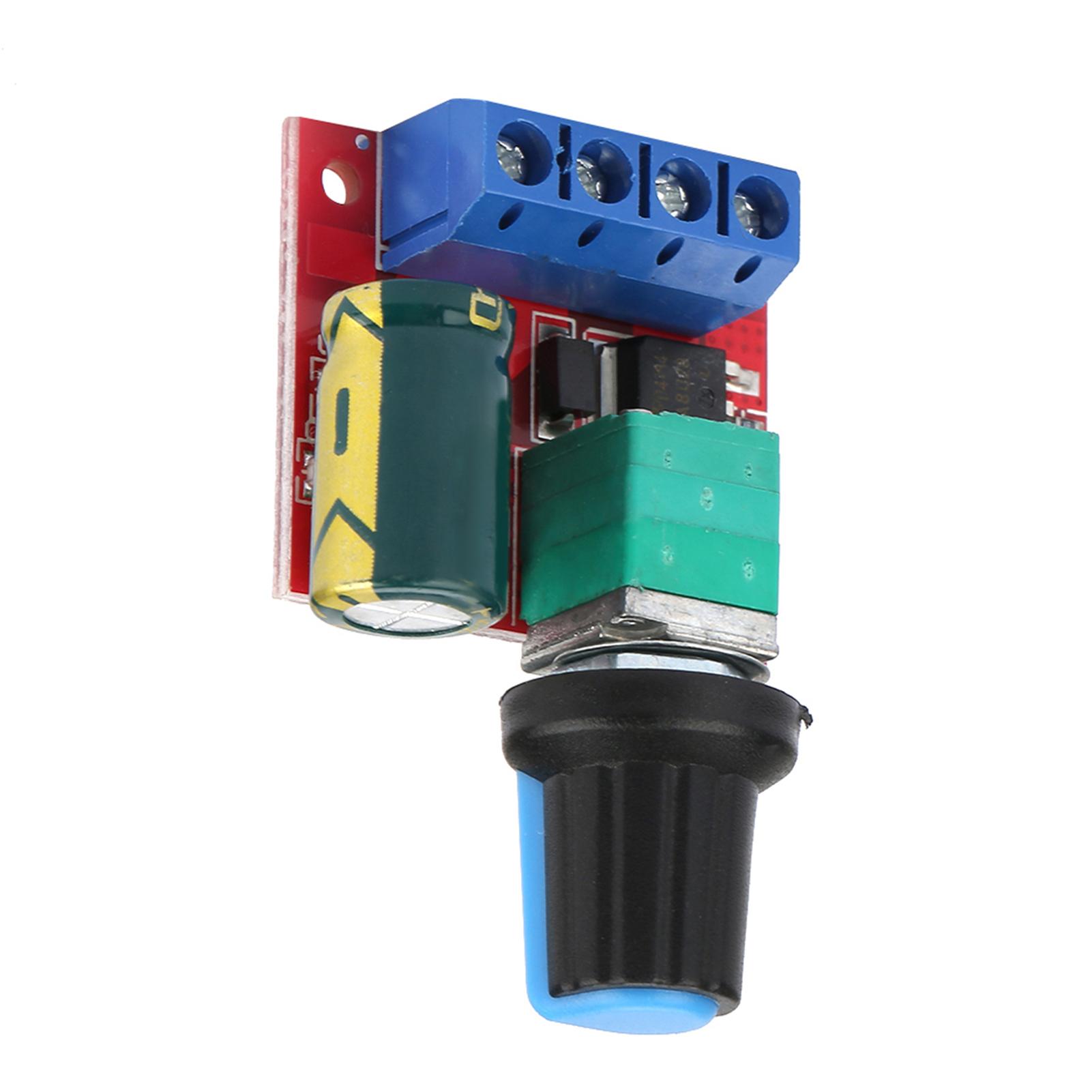 

5V 28V 5A PWM DC Motor Speed Control Switch Controller Volt Regulator LED Dimmer