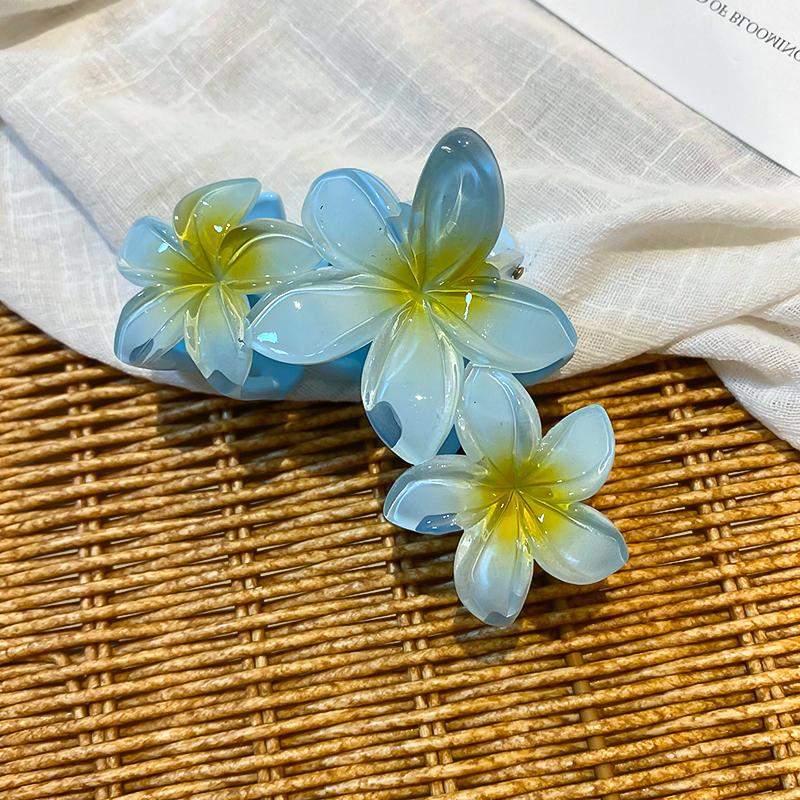 Flower Shark Clip For Women, Versatile Hair Tie, Fashionable Flower Headpiece, Large Clip Style Hair Accessory