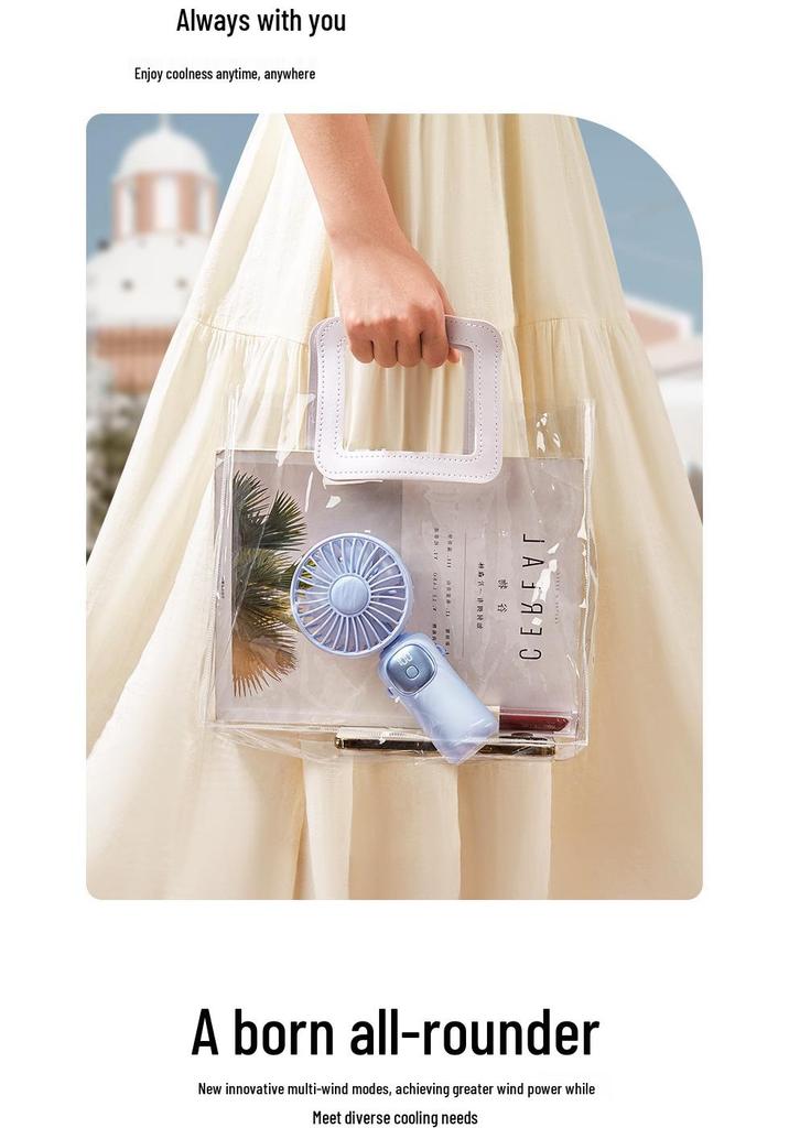 Jile Tang Portable USB Mini Folding Desktop & Handheld Fan
