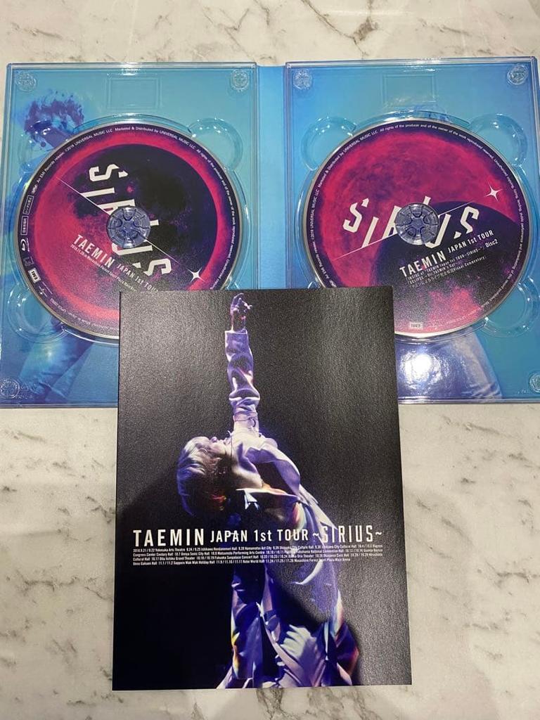 [USED] First Limited Edition Blu-ray TAEMIN JAPAN 1st TOUR