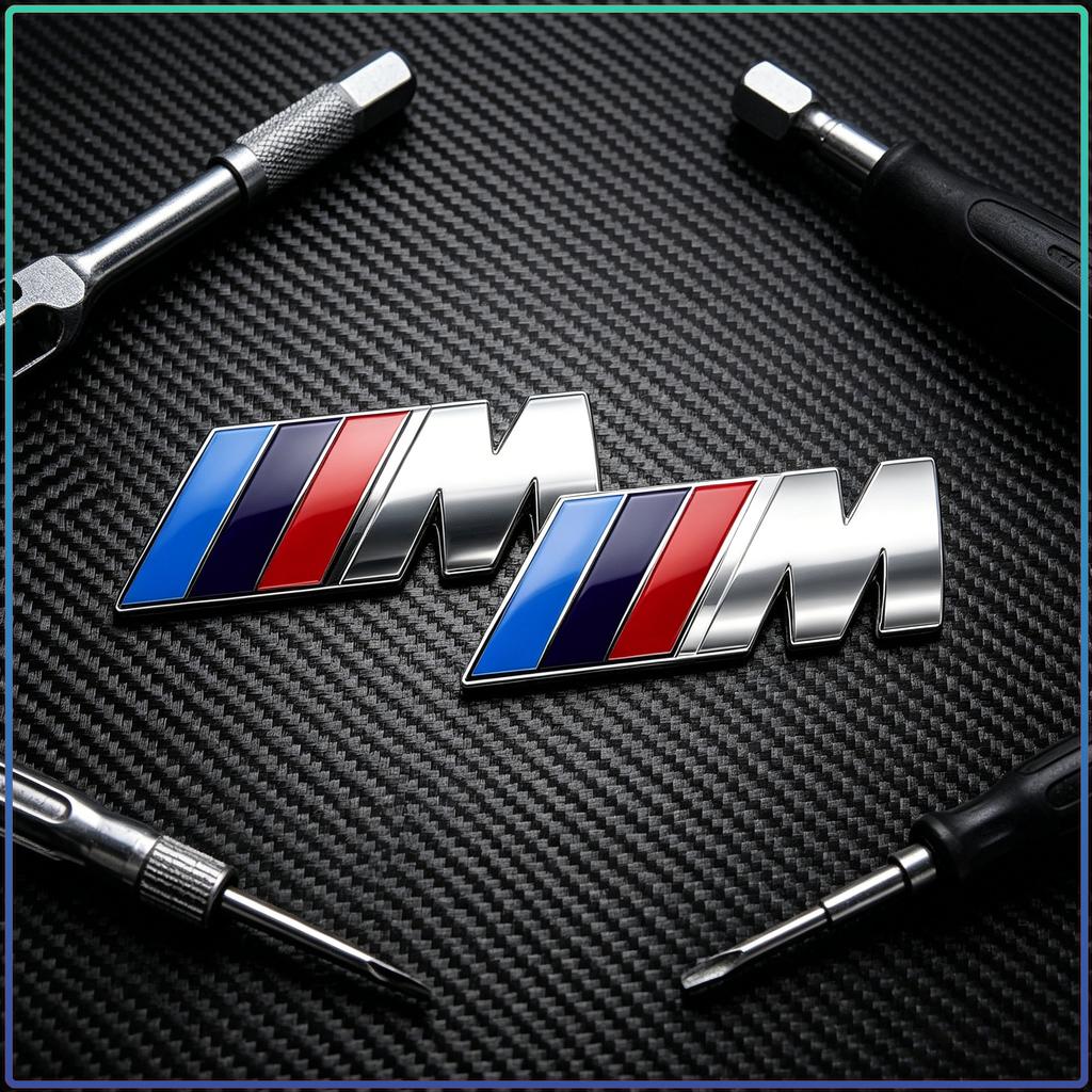 Auto Kühlergrill Abzeichen Aufkleber Auto Karosserie Aufkleber M Sport Abzeichen Beschriftungs Aufkleber für BMW M Performance E46 E39 E90 E60 E36 E38 E53 E70