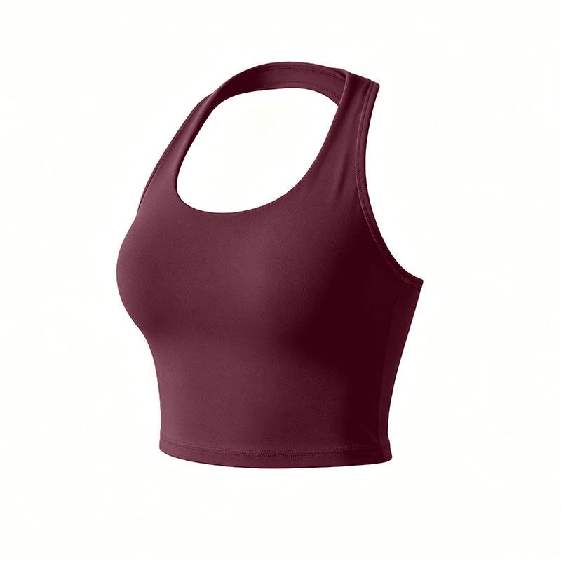 Running Sports Underwear Women's Summer with Chest Pads Shock-proof Yoga Clothes Pilates Bra Fitness Vest Quick-drying Shock-proof