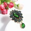 Wedding Big Water Drop Dress Crystal For Women Corsage Brooch Pins Fashion Accessories Jewelry