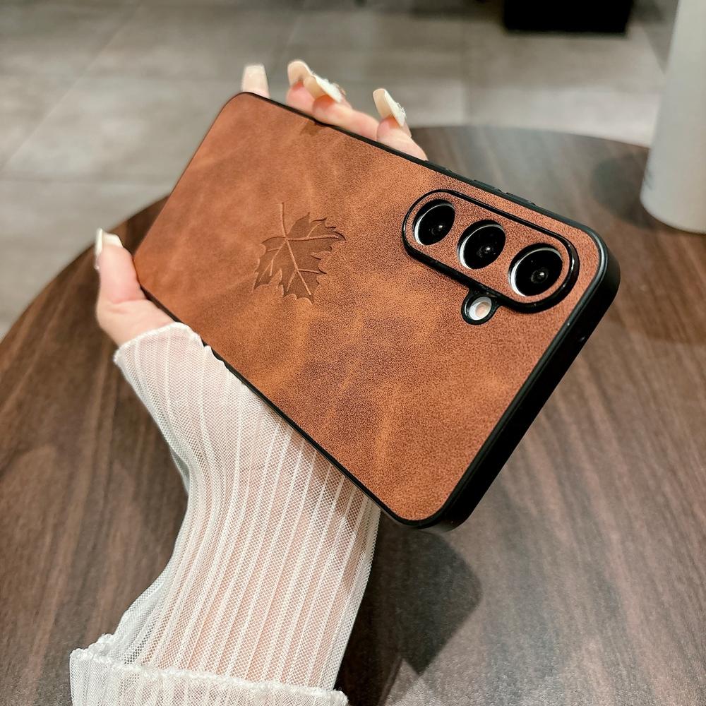 

Retre Leather Case For Samsung Galaxy A56 A55 A54 A53 A52 A36 A35 A34 A26 A25 A24 A23 A16 A15 A14 A13 A12 4G 5G Maple Leaves Samsung A12