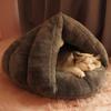 Triangle Soft Warm Pet Cat Dog bed Cave House Sleeping Bag Cushion Pad Tent Kitten Cozy Indoor Cushion Kennel Pet Accessories