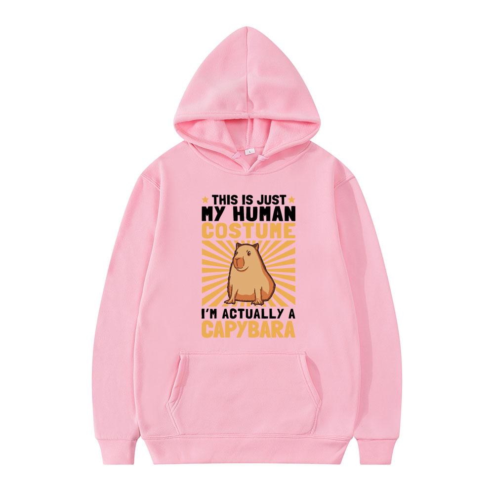 

Funny Animals Capybara Print Hoodies Men Women Cartoon Hooded Sweatshirt Harajuku Student Hoodie Casual Streetwear 3XL