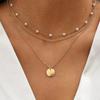 617 Low Price Multilayer Chain Choker Fashion Shiny Women's Jewelry Trendy Zircon Pendant Necklaces for Women Female Party Gift