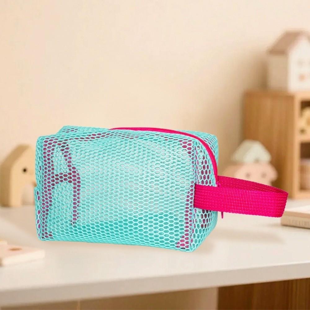 Dopamine Cosmetic Storage Bag Mesh Coin Purse New Clutch Pouch Outdoor