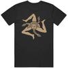 Sicilian Flag   Sicilia Italia  Triskeles Symbol  Sicily  Italy T Shirt
