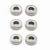 6pcs 6202ZZ Deep Groove Ball Bearings 15 x 35 x 11mm Double Shielded Bearings  For Industrial Use