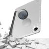 For Xiaomi Redmi Pad SE Case Tri-Fold Stand Leather+TPU+Acrylic Clear Back Tablet Cover