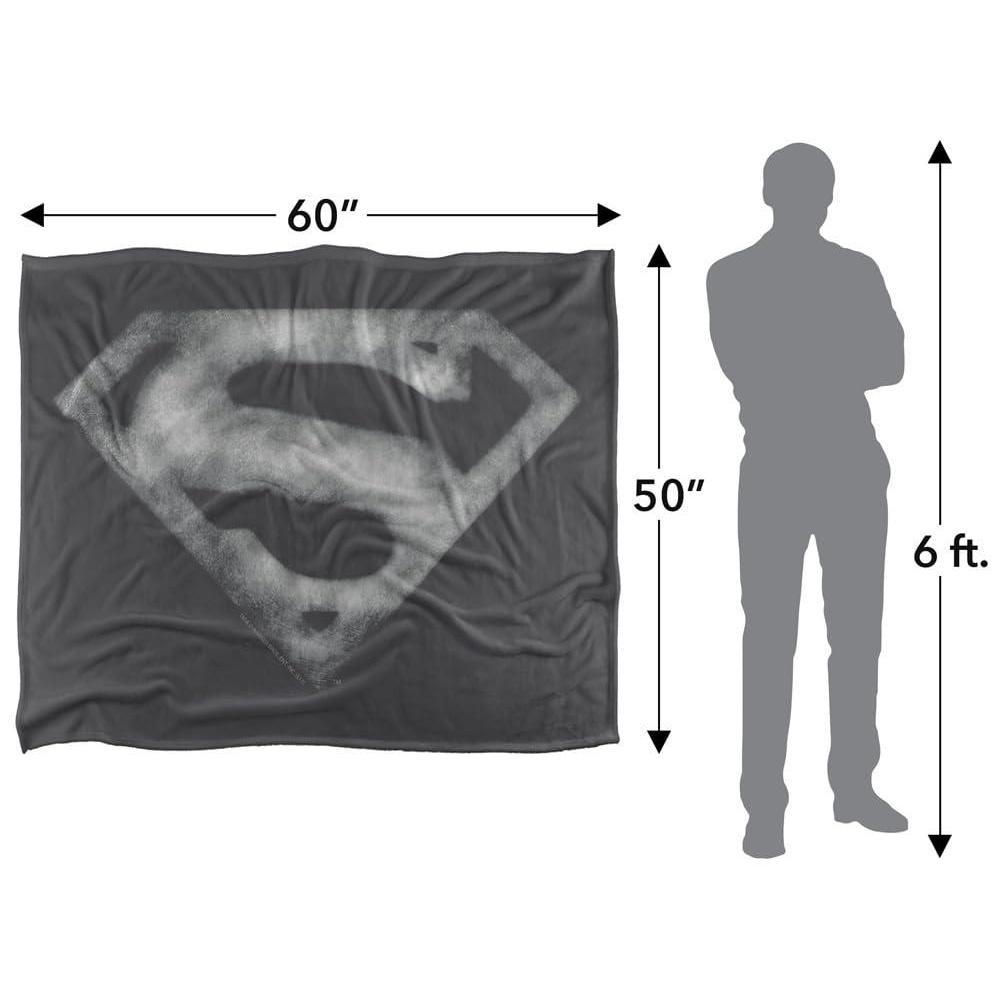 SUPERMAN Shield Logo Soft Touch Blanket