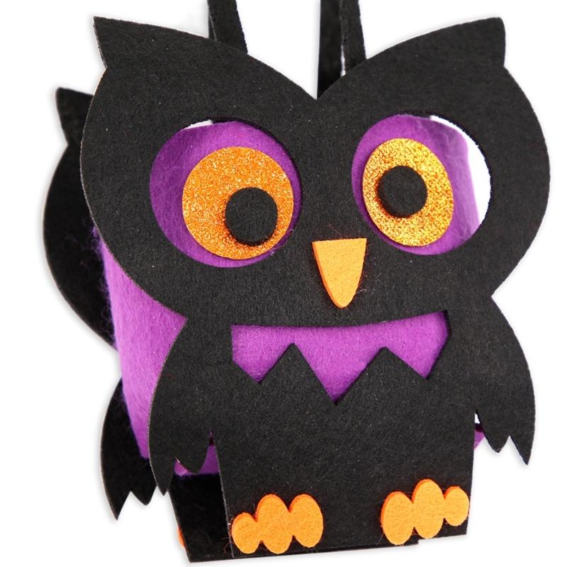 Festival Halloween Candy Bag Gift Cookie Bags Bat/Skull/ Skeleton Shaped Packaging Bags for Trick or Treating Pouch