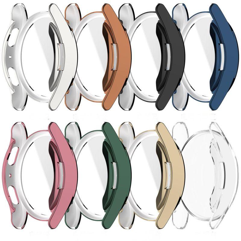 Επιμετάλλωση Θήκη Για Samsung Galaxy Watch 7 40mm 44mm Λουράκι Samrt Watch Πλήρης Προφυλακτήρας Προστατευτική Κάλυψη TPU Προστατευτικό Οθόνης