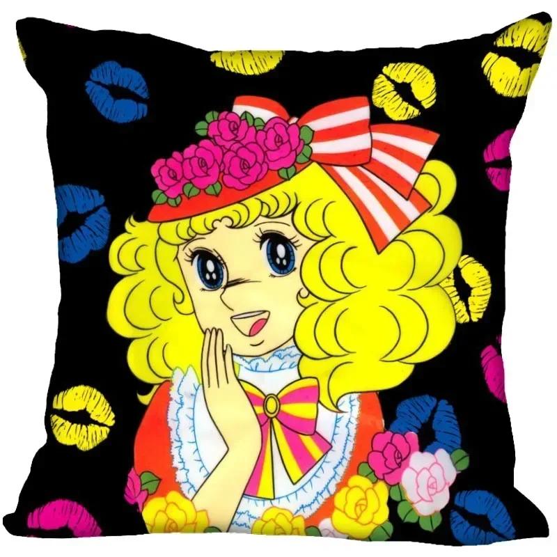 Candy Candy Polyester Cushion Cover Children's Room Decoration Pillow Case Living Room Chair Sofa Home Decoration 1007