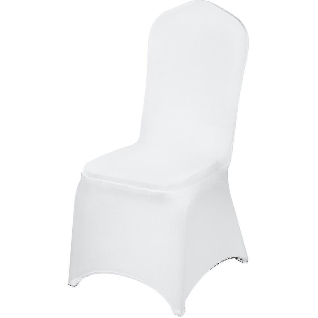 50pcs Chair Covers Dining Spandex Slip Seat Cover Wedding Party Flat Anniversary