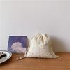 Women Travel Dustproof Bundle Opening Storage Bag Drawstring Home Cotton Linen Collection Bag