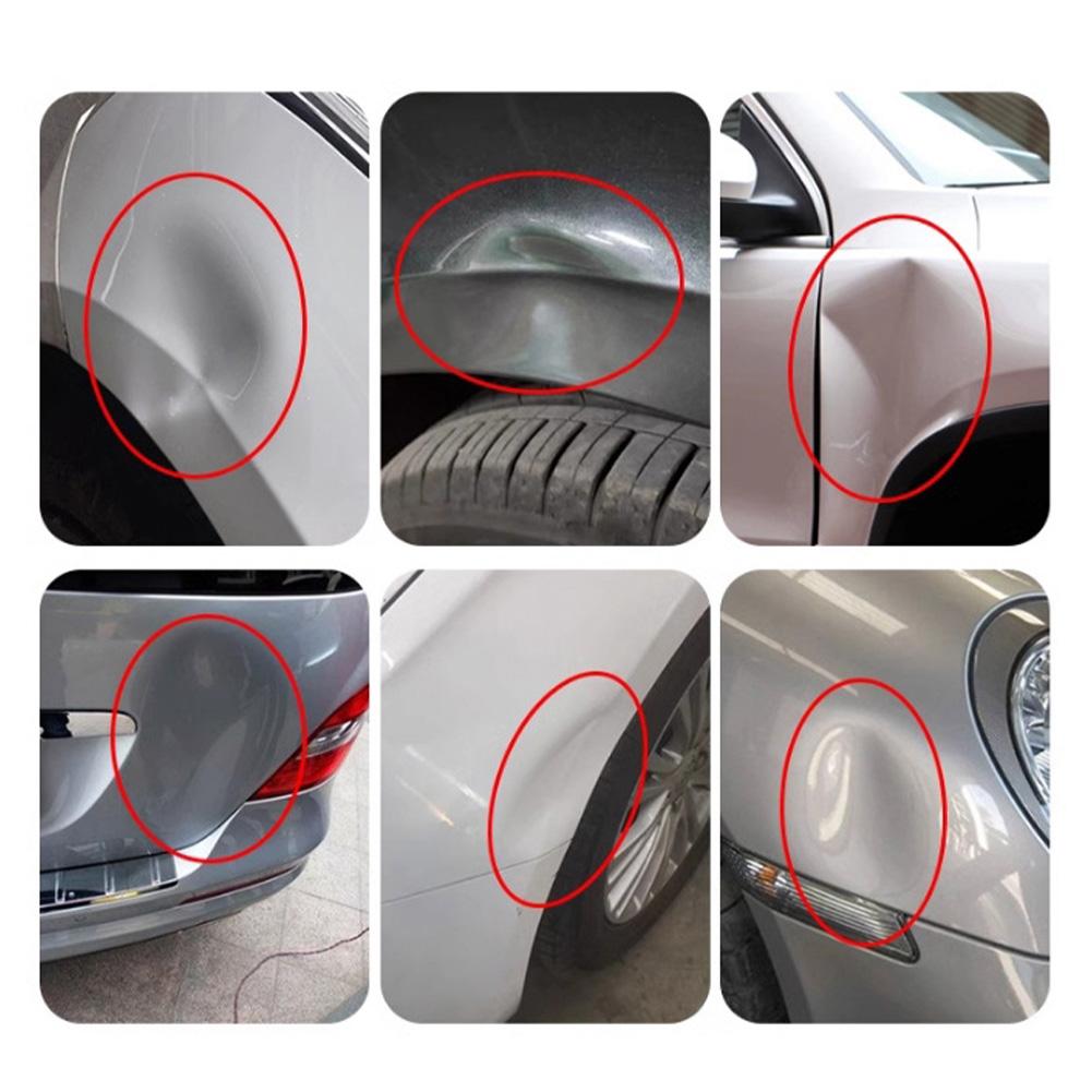 4Pcs Adhesive Glue Tabs Tools Kits Paintless Body Dent Repair Tool Dent Puller Tabs Compatible With Hammer And Hot Melt Glue Stick (not Included)