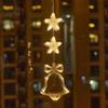 Snow Stars Christmas Tree Pendants House Decorative Suction Cup Lamp Led Christmas Decor  Home