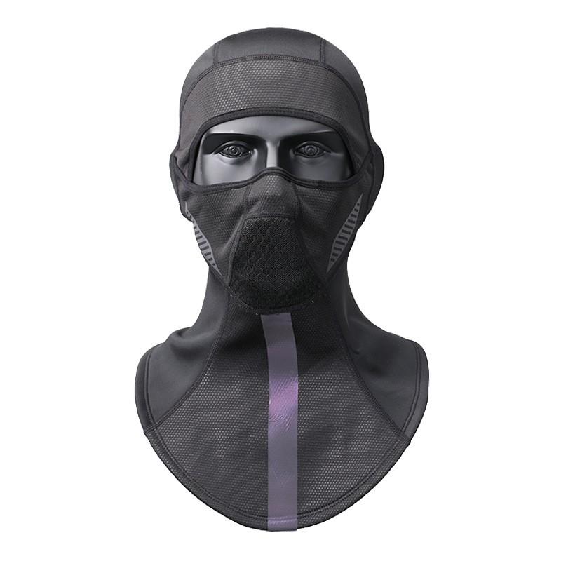 Windproof Cold Weather Face Mask Cycling Motorcycle Skiing - Unisex Fleece Lined Head Cover