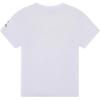 Jordan T-Shirt Air Solid Color Soft Comfortable Casual Sports Short Sleeve Kids Tops White HF2321-100
