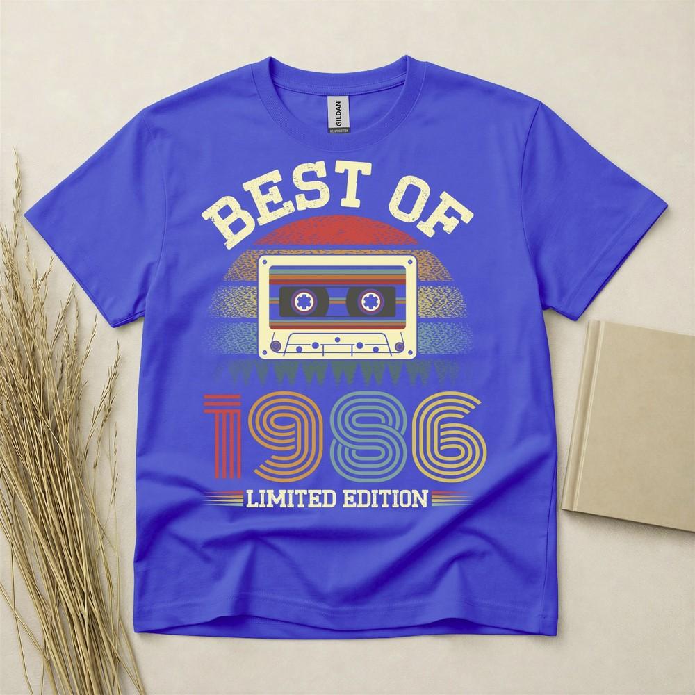 Best Of 1986 40th Birthday T Shirt Custom Year Gift Gildan Heavy Cotton Tee