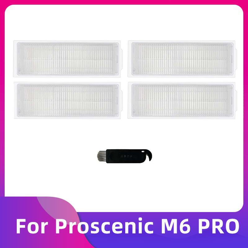 Fit For Proscenic M6 PRO Robot Vacuum Cleaner Main Brush Side Brush Hepa Filter Mop Pad Replacement Spare Parts Accessories