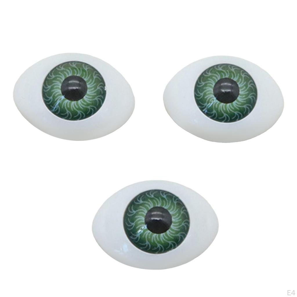 10 Paar 16mm x 23mm Simulations-Augäpfel Puppenherstellung Zubehör Lustig Langlebig