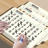 Children's Attention Training Scratch-off Cards: Numbers & Chinese Characters - Educational Patience Tools