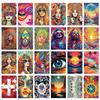 50 Colorful Wall Cards Hippie Style Creative Fashion Photography Wall Decoration
