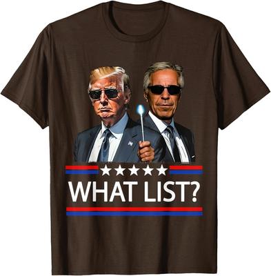 Trump-Epstein Inspired - What List? Retro Pic Unisex T-Shirt