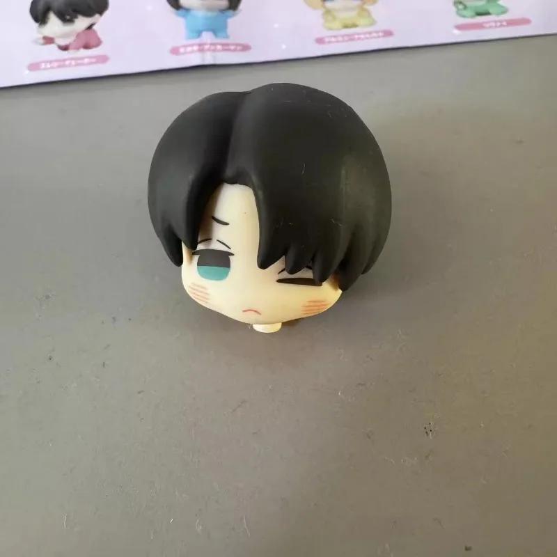 Attack on Titan Gashapon Spielzeug Eren Jäger Mikasa Ackermann Armin Arlert Levi Ackermann Q Version Actionfigur Modell Ornament Spielzeug