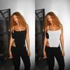 Sleek & Sexy Sleeveless Bodysuit: Thin Straps, Low Cut, Open Back