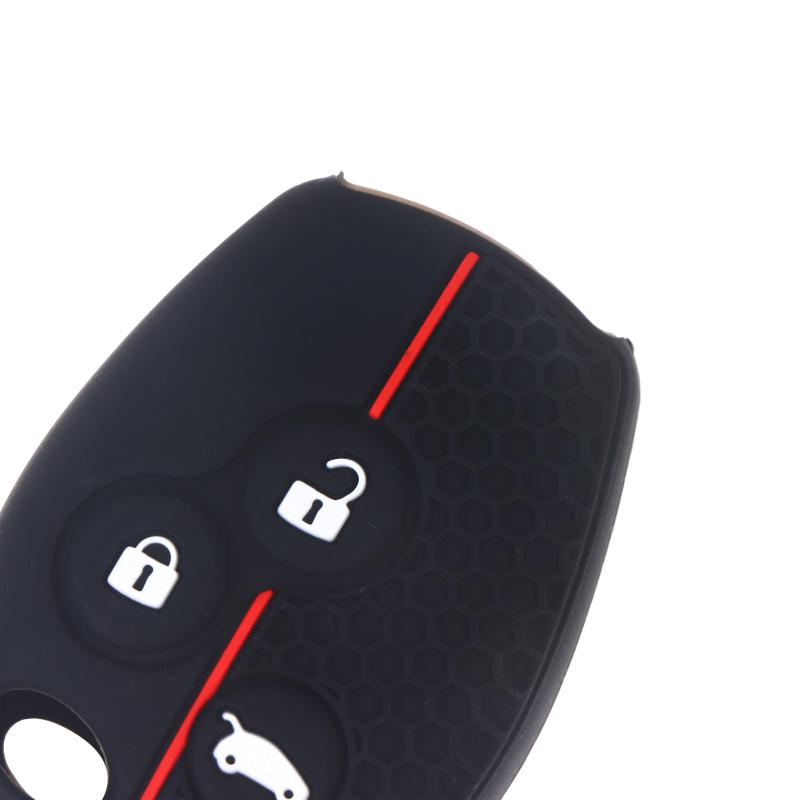 1Pcs Silicone Car Key Case Remote Car Key Cover Car Key Protector 2/3 Buttons Key Fob Cover Keys Accessories