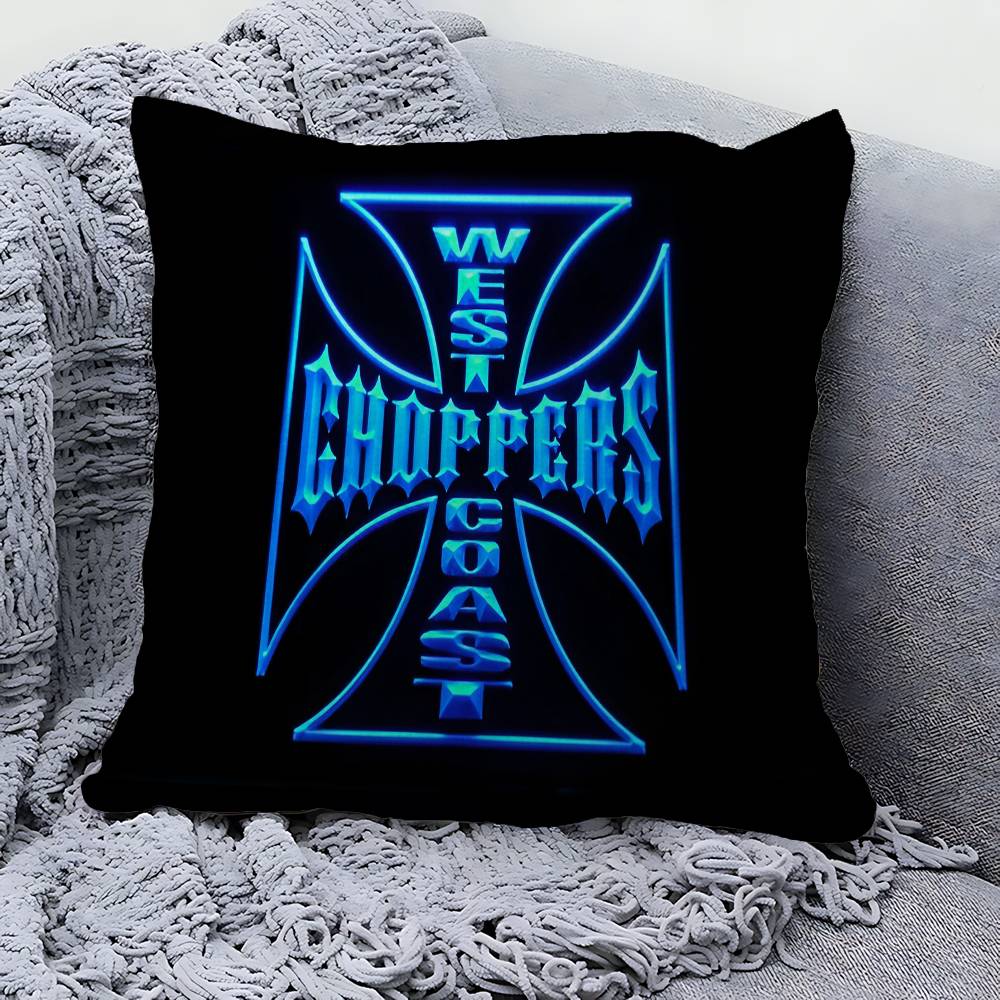 

West C-Coast C-Choppers Cushion Cover Car Throw Pillow Case For Sofa Car Christmas Gift 40x40cm 45x45cm 30x30 cm