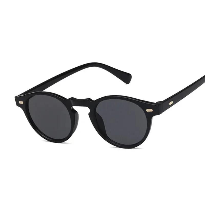 Round Retro Sunglasses Women Men Brand Designer Vintage Sun Glasses Female Male Fashion Mirror Outdoors Shades