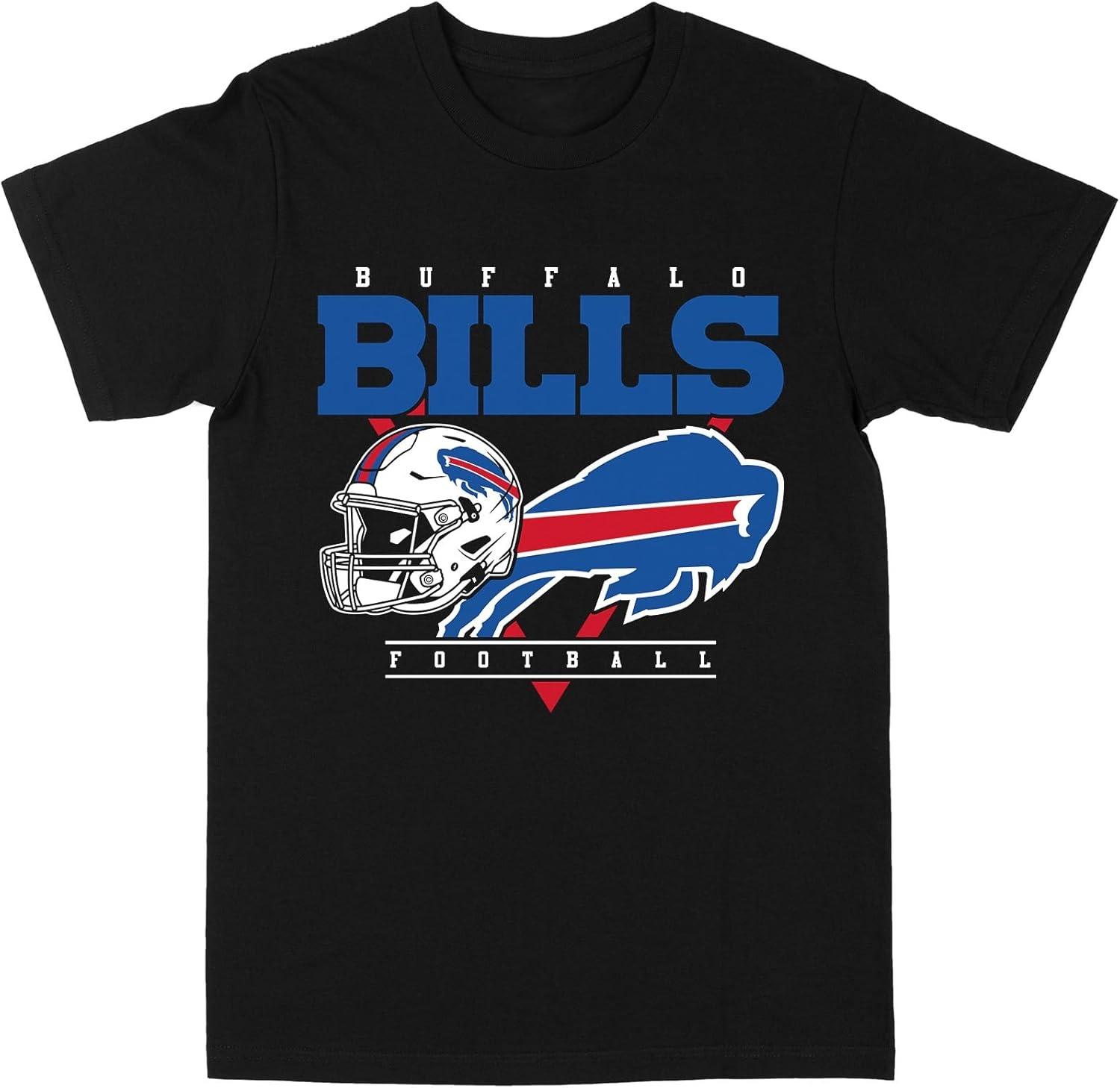 Philcos NFL Buffalo Bills Triangle Black T-Shirt XXXXXL чёрный