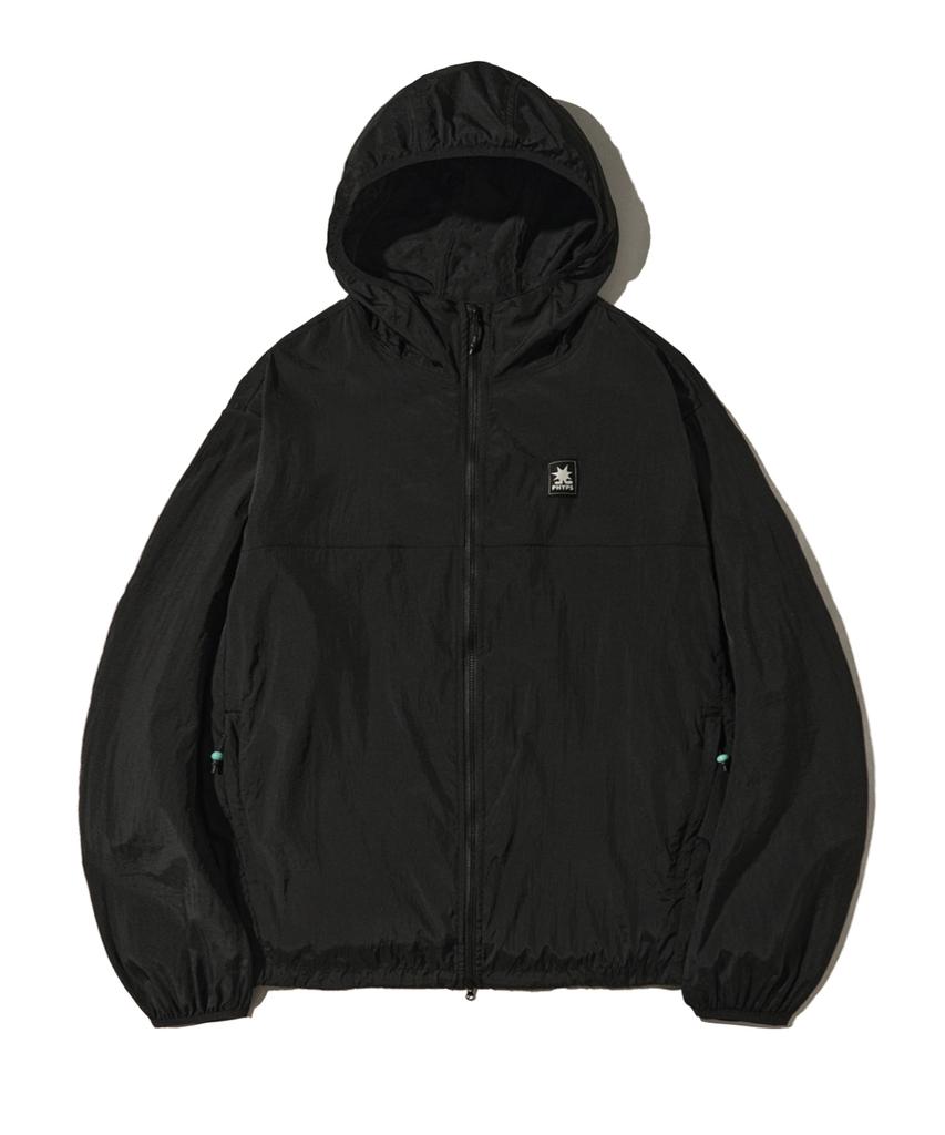 Physical Department Sunset Label Lightweight Windbreaker_Black