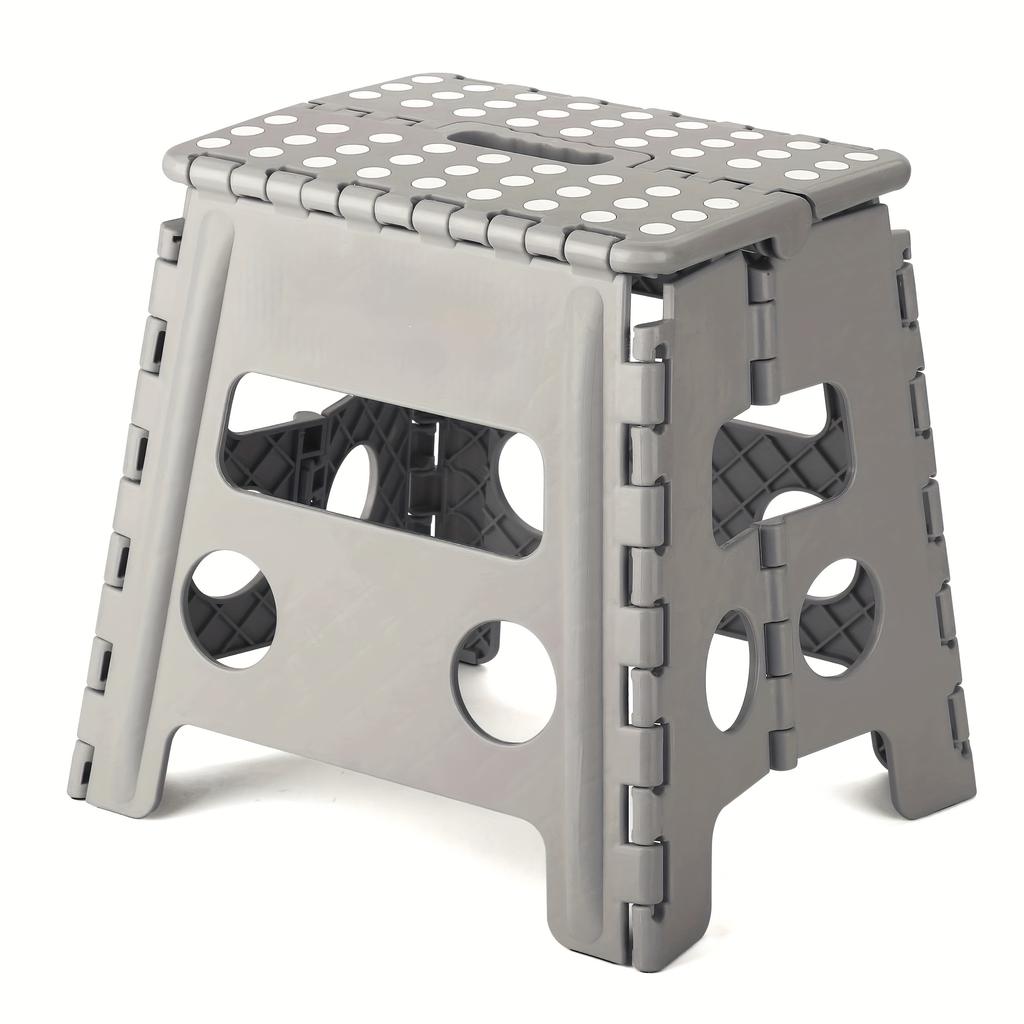 Portable Lightweight Non-Slip 1pc Foldable Step Stool - with Handle for Outdoor Camping, Fishing, Picnics and Trips - Christmas Gift