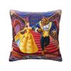 Custom Anime Beauty And The Beast Disney Nordic Throw Pillow Covers Decoration Cartoon Kawaii Romantic Fantasy Film Car Cushion