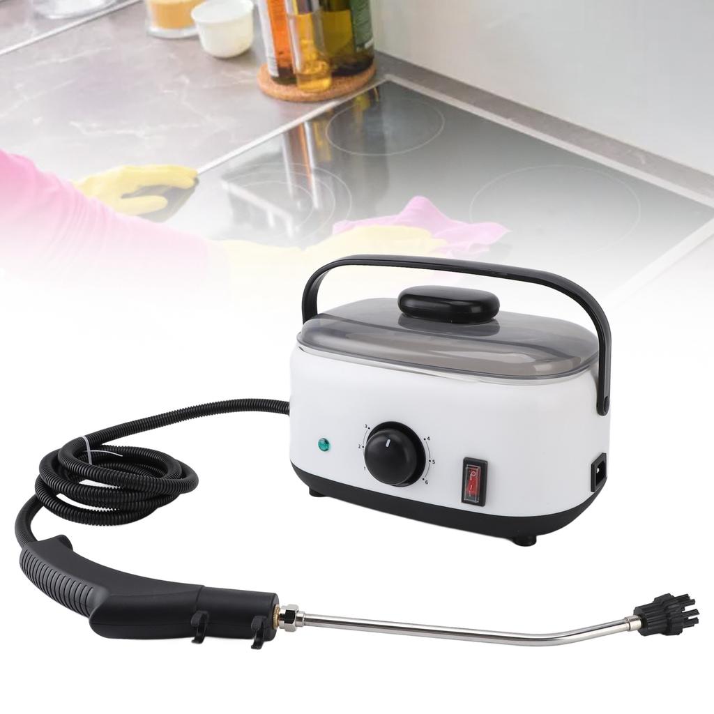 1500ml Dampfreinigungsmaschine Effizienter Hochtemperatur-Hochdruck-Dampfreiniger mit 3 Bürstenköpfen