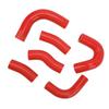 Radiator Coolant Hose Silicone Heat Resistant Leakage Proof Radiator Coolant Hose Kit for Magna VF1100C VF1000C V65 Red