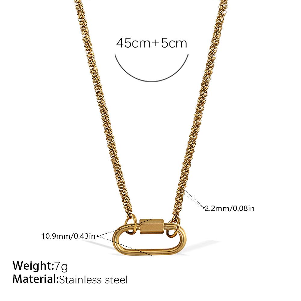 Japan And South Korea Fashion Niche Bracelet Necklace Women'S Personality Design Versatile Jewelry Does Not Fade Popular Trend