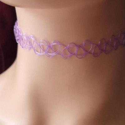 High Quality Stretch Gothic Jewellery Retro Necklace Choker Necklace Vintage Elastic Tattoo Choker
