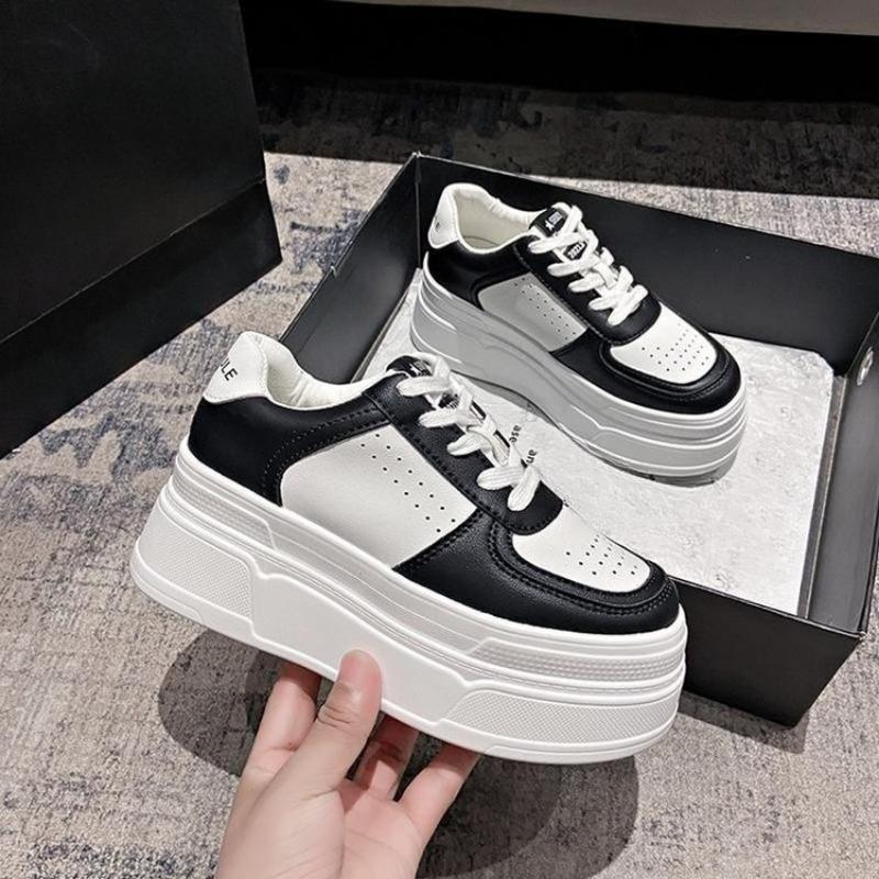 New Thick-soled Shoes, Versatile Retro Height-increasing Casual Shoes, High-heeled Sports Shoes