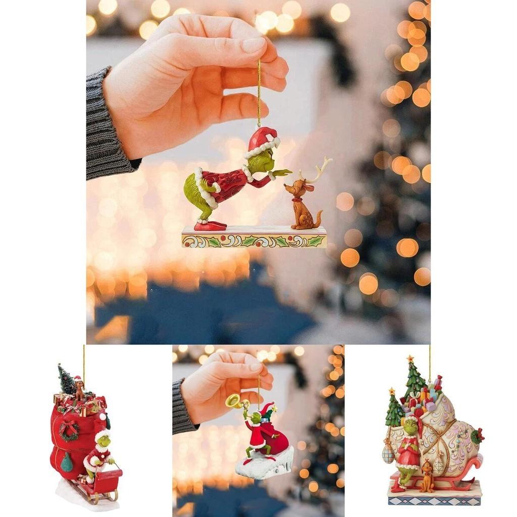 Grinch Christmas Trees Ornaments Xmas Home Decor Pendant Gift
